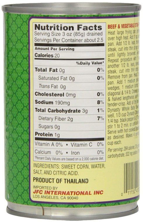 15-Ounce (Pack 12) Dynasty Corn Baby