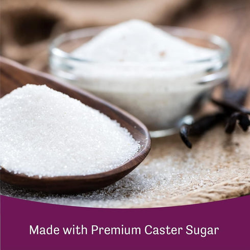 11.25 oz Judee's Vanilla Sugar - Made with Premium Caster Sugar - Sprinkle on Desserts and Sweeten Tea or Coffee - Made