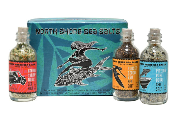 Sea Salts of Hawaii North Shore Sea Salts Variety Pack, 3-2oz. Bottles