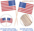 100 Pcs 4th of July American Toothpick Flag Toppers for Cake Decorations - Patriotic Cupcake Picks