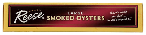 3.7 oz Reese Large Smoked Oysters
