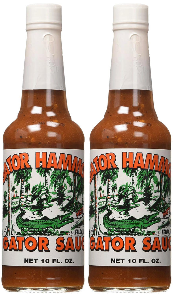 Generic Gator Hammock Gator Sauce, Hot Pepper Sauce with Garlic and Spices, 10