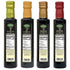 4-Variety Pack: 8.5 oz Mantova Organic Flavored Balsamic Vinegar of Modena Fig, Pear, Pomegranate, & Raspberry; Perfect