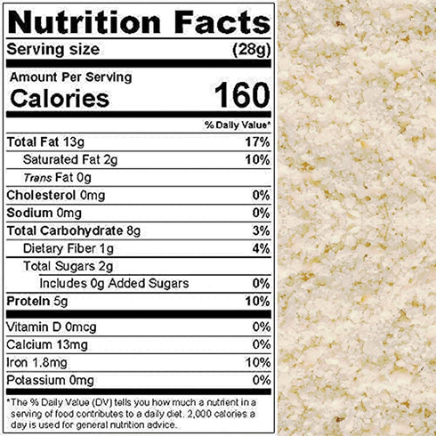 Packed 5 lbs. (80oz) Cashew Fresh Raw Flour, All Natural, in Resealable Bag, Kind to your Body, Gluten free, High