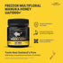 UAF1000+ 230% 1 (8.8oz/250g) FREZZOR Premium New Zealand Raw Multifloral Manuka Honey with Super Antioxidant, More