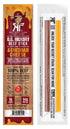 Generic 1.75 oz 10 Count 14g 100% Righteous Felon Craft Jerky O.G. Hickory Beef Sticks & Cheddar Cheese Combo, x