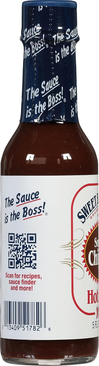 5 Oz (Pack 6) Sweet Baby Rays Smoked Chipotle Hot Sauce Fl