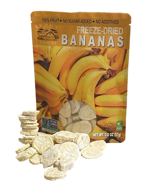 Freeze-Dried Banana Chips Healthy, Gluten-Free, No Sugar Added, Crispy & Delicious Fruit