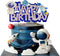 JeVenis Space Birthday Cake Topper, Cupcake & Rocket Decoration, Astronaut Cake Decoration