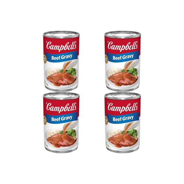 Campbells Beef Gravy, 10.5 oz Can (Pack of 4)