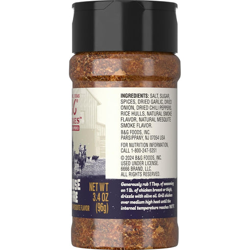 6666 Four Sixes Campfire Seasoning, 3.4 Ounce