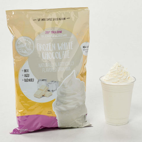 20 Frozen 3.5 (Pack 1) Big Train Below White Chocolate Beverage Mix, Pound