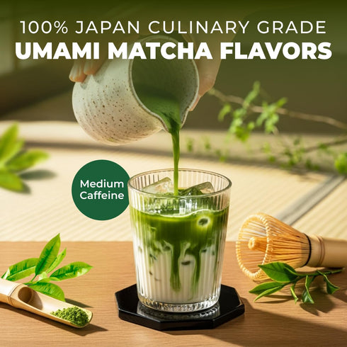 Set 2x1.1 Lb Gya Tea Co Whole Milk Powder & Matcha Powder - Non-GMO, Premium Grade - For Lattes, Baking, Smoothies