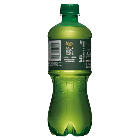 20.0 Oz. (24 Count) Canada Dry, Ginger Ale Bottle