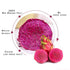 YJJOUUT 3.5oz/100g Freeze Dried Dragon Fruit Slices Chunks for Cocktails Dragon Fruit Cubes Pieces Bulk No Sugar added