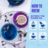 3.53 oz (100g) KHWAN'S TEA Organic Dried Butterfly Pea Flowers Blue Tea Clitoria Ternatea Flower Herbal Tea, Caffeine