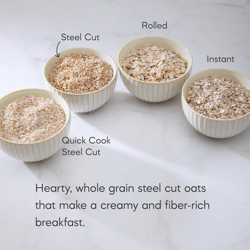 30 oz (Pack 6), Nature's Path Organic Steel Cut Oats Instant Oatmeal, of Non-GMO
