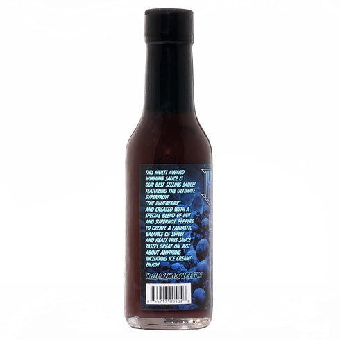 Blueberry Hell Hot Sauce - Hellfire - Carolina Reaper Peppers - 5 oz