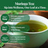 Leaves-2.6oz, Moringa Dried From Fresh Green Moringa Oleifera Leaves, Hojas De MoringaSecas, Loose Leaf Tea, Drumstick