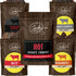 Jerky.com Hot Jerky Combo - Featuring Habanero, Classic Hot, Carolina Reaper, Ghost