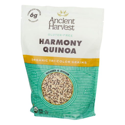 23 OZ ANCIENT HARVEST Organic Tri Color Harmony Quinoa Blend