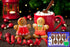 3oz Fruidles Christmas Chocolate Stirring Spoons Holiday Treats, Milk Chocolaty 'n Smooth, Hot Chocolate Spoons Pop