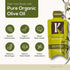 Packets 20 12ml Kasandrinos Organic Extra Virgin Olive Oil Travel x Single Serves Cold-Pressed, Polyphenol Rich, USDA