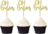 Pack of 24 PCS OH Babies Cupcake Toppers for Baby Shower Birthday Party Cake Picks