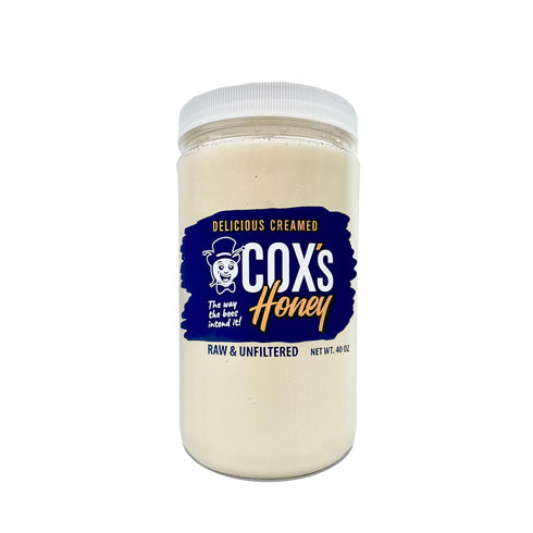 Cox's Honey - Creamed Whipped Honey Raw Unfiltered, 40 OZ | 100%