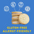 8 oz (Pack 6), Kinnikinnick Gluten Free KinniTOOS Vanilla Sandwich Cream Cookies, Box of Allergy Friendly, Vegan