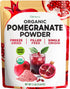 Set 2x1.1 Lb Gya Tea Co Pomegranate Powder & Ginger Power - Freeze-Dried Fruit & Root Blend - USDA Certified, No Sugar