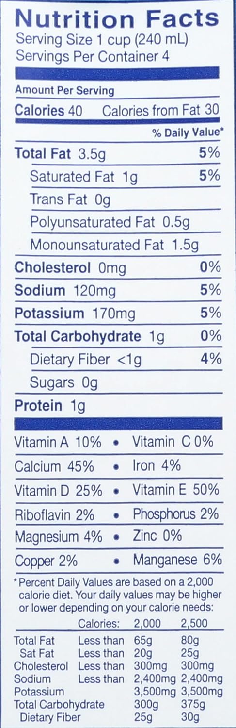 32 Oz Blue Diamond Dairy, Almond Coconut Milk Unsweetened, Fl