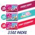 18 3.5oz Packs, 63 oz SweeTARTS Ropes Candy, Variety Box, Soft and Chewy, Individually Wrapped
