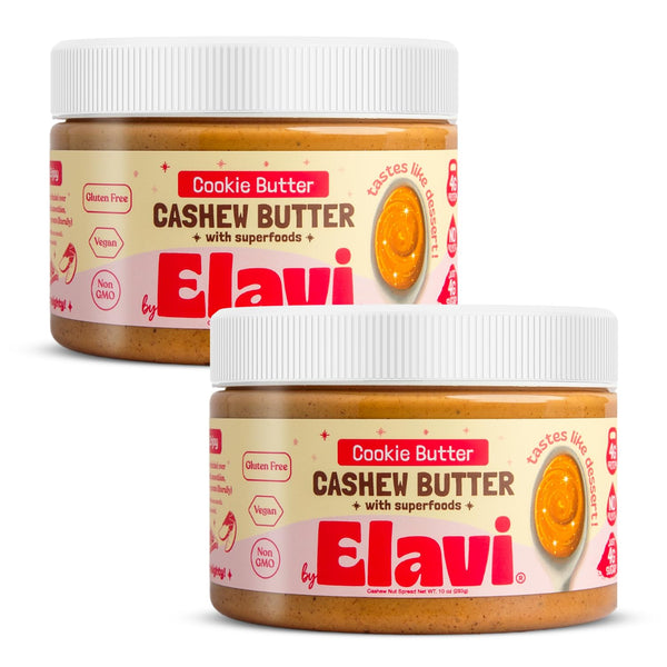 ELAVI Keto Cashew Butter, Kid-Friendly, Low-Sugar Dessert Spread | Vegan, No Added