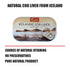 4oz. (PACK 12 Icelandic Cod Liver Wild Caught (Foie de Morue) OF CANS)