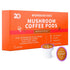 Mushroom Coffee K Cup, 18 Count, Ground Arabica Coffee Powder, 14 Mushrooms