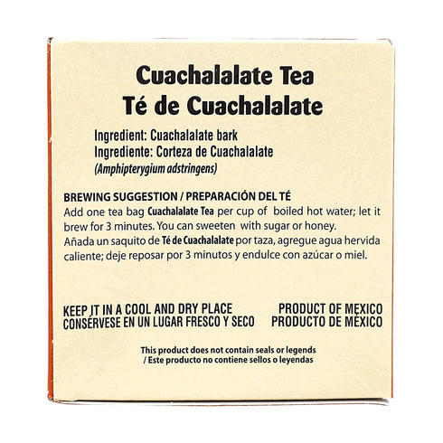 Herbacil Te de Cuachalalate - 2-Pack of 25 Tea Bags per Box (50 Bags)