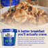 20g 3g 6 Folk Revival Original Keto Instant 'Oatmeal' - Protein, Net Carbs, High Fiber, Non GMO, Gluten Free, Made