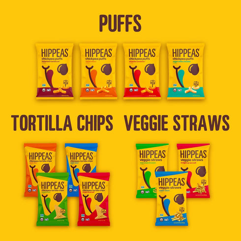 7oz 3g 3g (Pack 2) HIPPEAS Chickpea Tortilla Chips, Rockin' Ranch Gluten Free Snacks, Dairy Free, Vegan, Bag, Protein