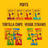 7oz 3g 3g (Pack 2) HIPPEAS Chickpea Tortilla Chips, Rockin' Ranch Gluten Free Snacks, Dairy Free, Vegan, Bag, Protein