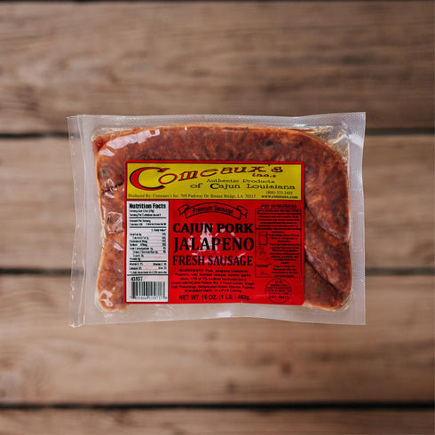 Comeaux's Spicy Jalapeno Sausage - Fresh Flavor in Every Bite