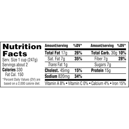 STAGG 15oz, 12 Pack Chipotle Beef Chili with Beans