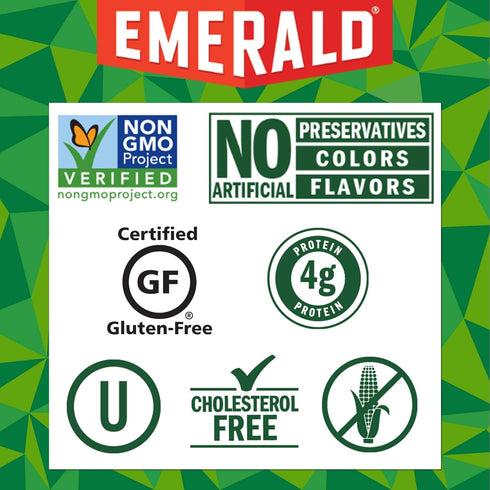 Emerald 34325 100 Pack 0.63oz Packs, 7/Box Calorie All Natural Almonds