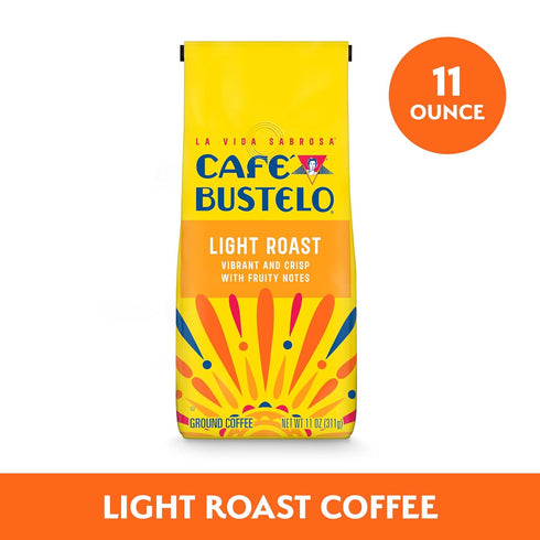 11 Caf Bustelo Light Roast Ground Coffee, Ounce Bag