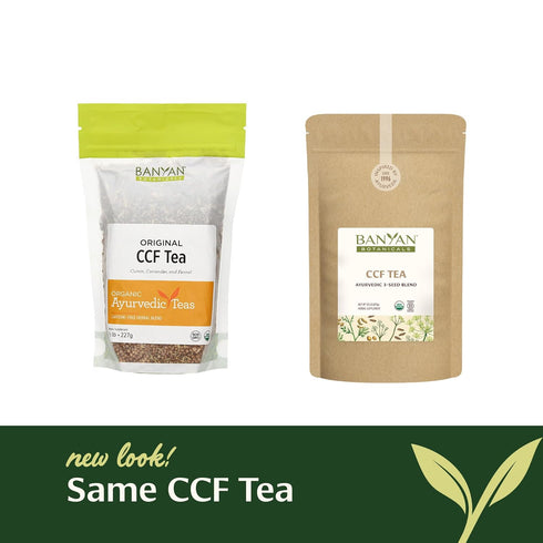 Banyan Botanicals Organic CCF Tea (Cumin, Coriander, Fennel) – ½ lb. Vegan Detox Tea for Digestion & Cleansing*