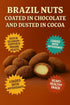 The Brittle Box Candy Co. 1 Brazil nuts coated in chocolate and dusted in cocoa pound hand made fresh to order!