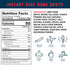 Packets 5g 10g 16 Pack Bare Bones Beef Bone Broth Instant Powdered Mix | Collagen | Protein | Keto & Paleo Friendly |