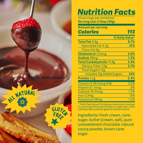 10 (Pack 3): Coop's Original Hot Fudge, Ounce of All Natural, Gourmet, Handcrafted, Gluten Free, Non-GMO, Chocolate Ice