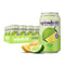 Spindrift "Lemon Lime" Soda, Made with Real Squeezed Fruit, Pack of 12