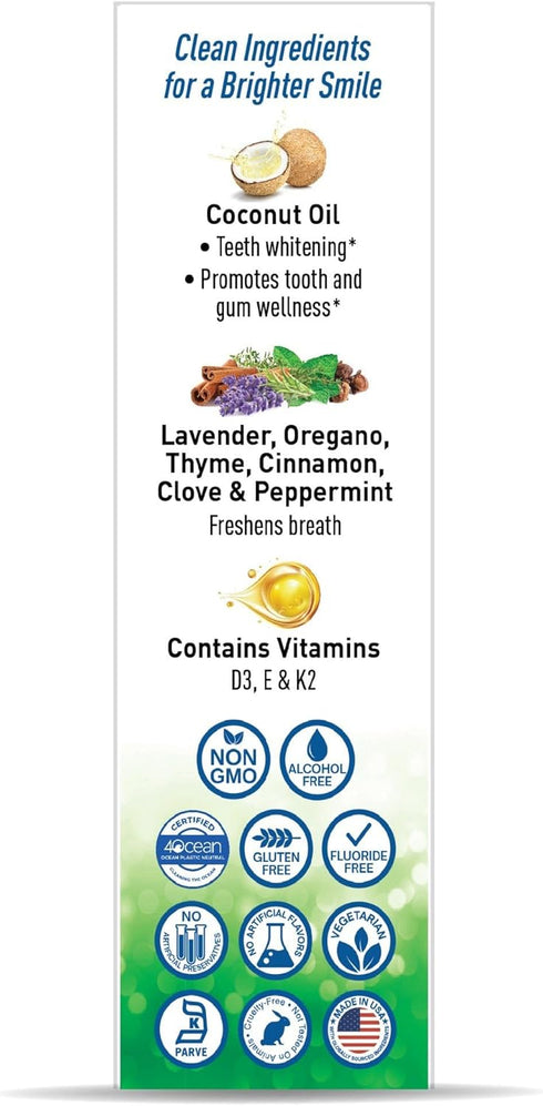 8 oz Nature's Answer PerioBrite Coconut Pulling Oil Liquid
